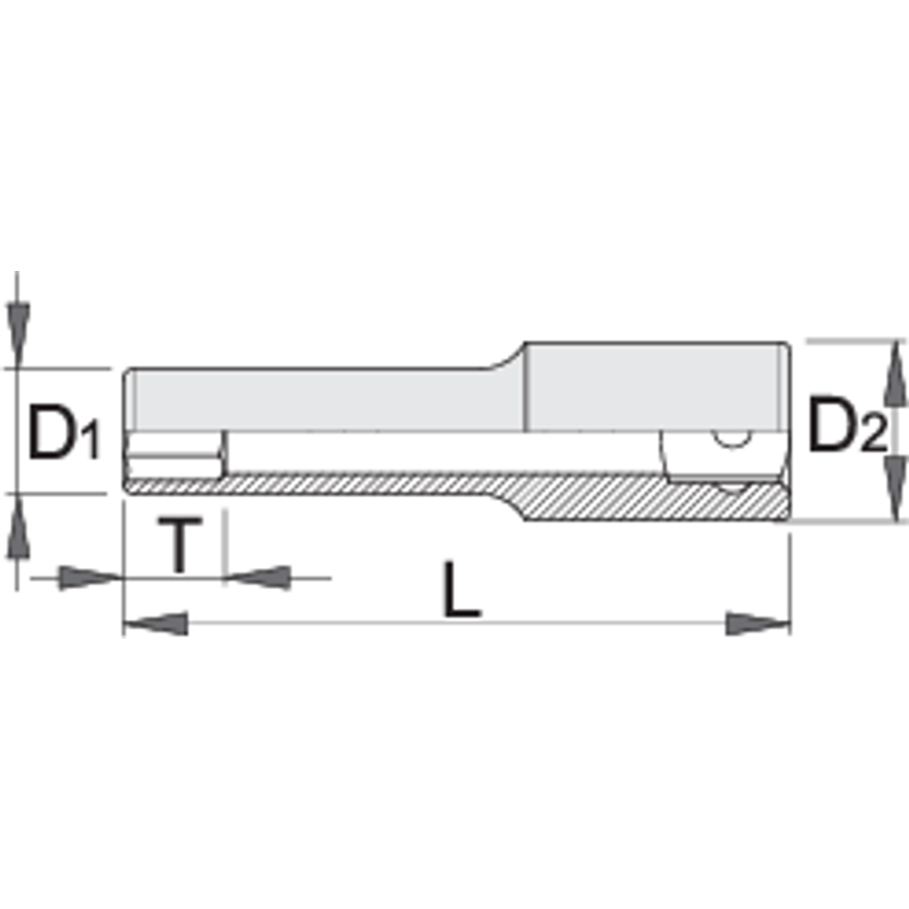 Unior Dugi Nasadni Ključ, Dvanaestougaoni, 1/2" 30 mm, Model 190/1 L12p slika 2