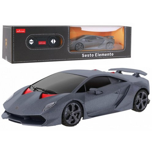 Licencirani auto na daljinsko upravljanje Lamborghini Sesto Elemento 1:24 - sivi slika 1