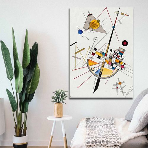 70100KANDINSKY034 Multicolor Decorative Canvas Painting slika 1