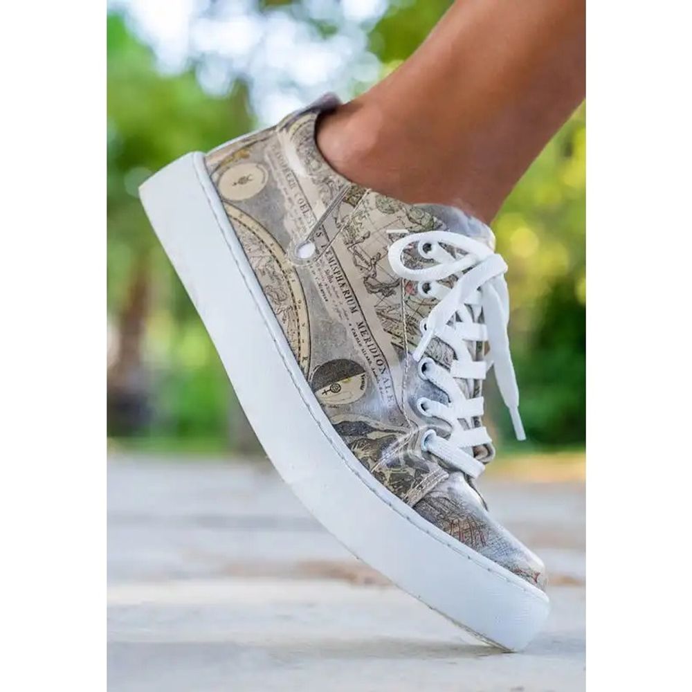 DOGO Ženske patike Sneaky Astronomy Map slika 6