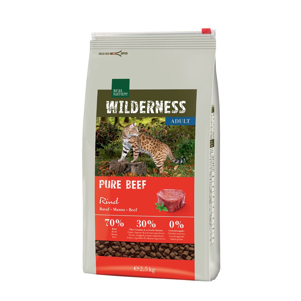 Real Nature Cat Wilderness Adult govedina 2,5 kg slika 1