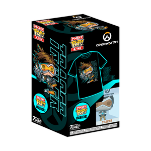 FUNKO PKT POP&TEE: OVERWATCH - TRACER-(KD)