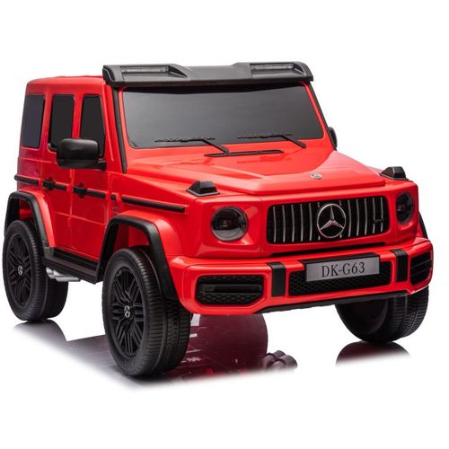 Licencirani auto na akumulator Mercedes G63 XXL 4x4 - dvosjed - crveni slika 1