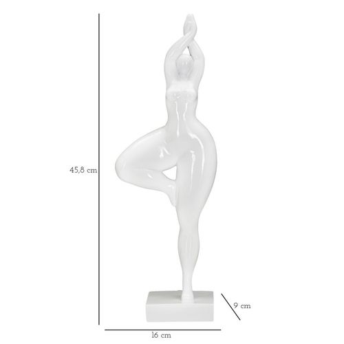 Mauro Ferretti Dekoracija WOMAN YOGA cm 16X9X45,8 slika 7