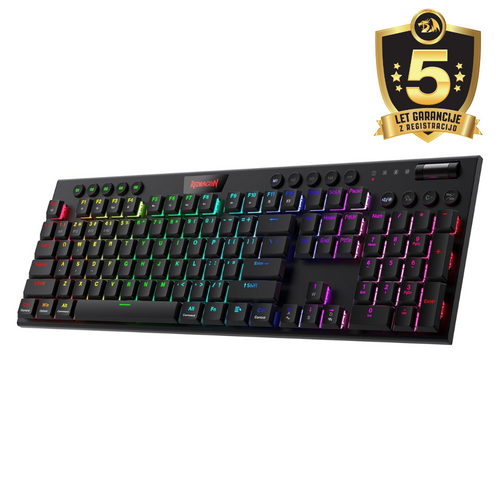 KEYBOARD - REDRAGON HORUS PRO K618RGB-PRO WIRED & 2.4G & BT RED SWITCH slika 1