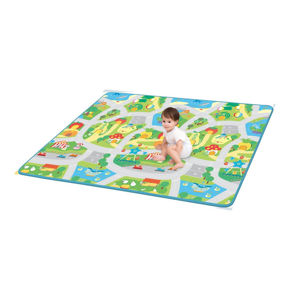 Dvostrana prostirka Baby Vrt/ABC 200x150x10mm slika 1