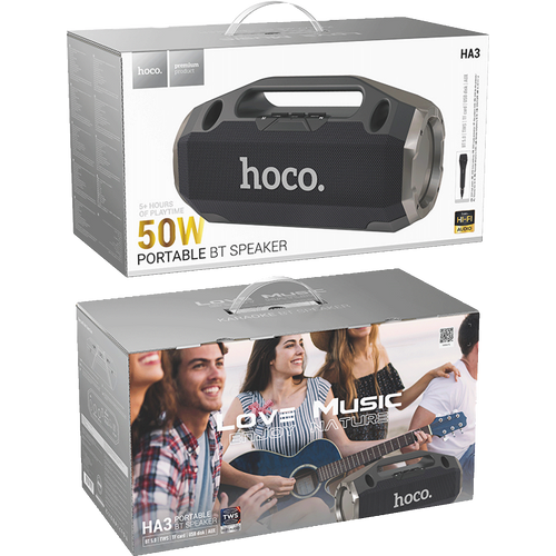 hoco. Zvučnik bežični sa mikrofonom, Bluetooth, 50W - HA3 Drum slika 5