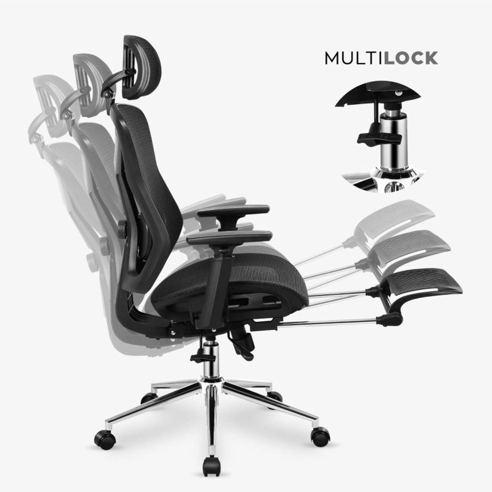 Expert 5.7 Crna ergonomska stolica slika 3