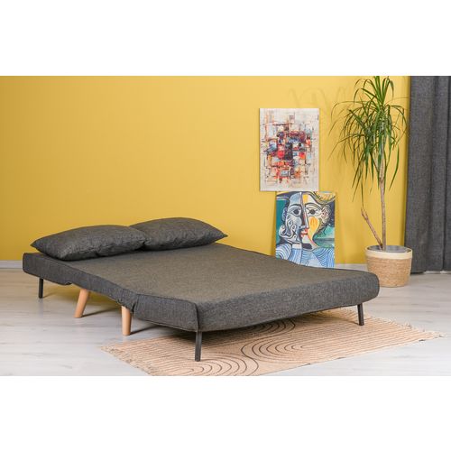 Atelier Del Sofa Dvosjed na razvlačenje, Tamno siva, Folde 2-Seater - Dark Grey slika 3