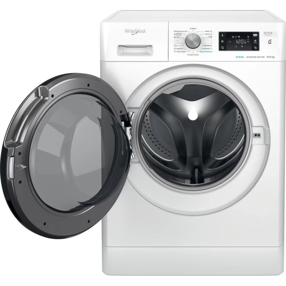 WHIRLPOOL Veš mašina + sušilica FFWDB 864349 BV, 8 / 6 kg slika 4