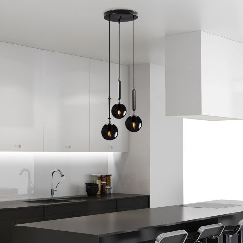 King - 11455 Black Chandelier slika 1