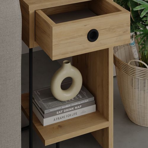 Sirius Right - Oak Oak Nightstand slika 6