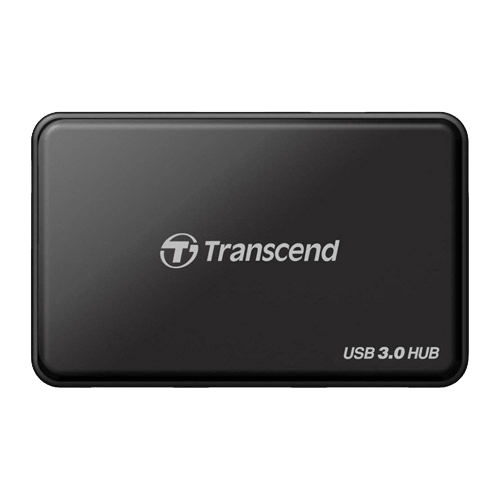 Transcend TS-HUB3K USB 3.0 Hub, 4-Port, Up to 5Gb/s, w/Power adapter slika 1