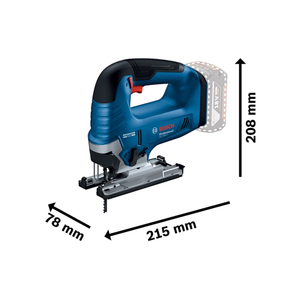 BOSCH Akumulatorska ubodna pila GST 185-LI Professional slika 2