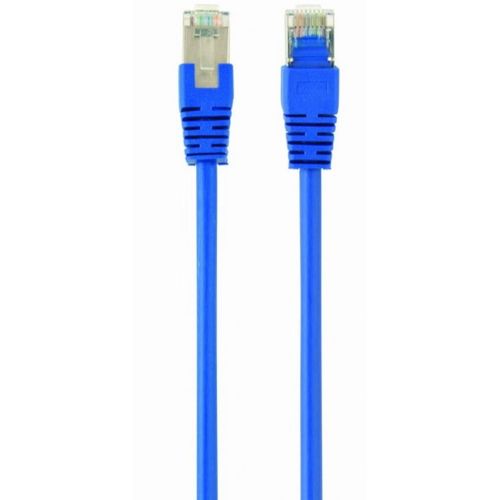 PP22-1M/B Gembird Mrezni kabl FTP Cat5e Patch cord, 1m blue slika 1