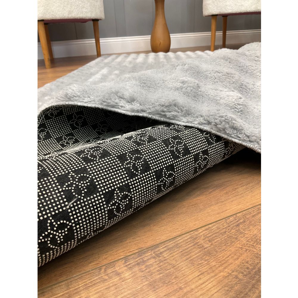 Tepih Puffy Bubble Duz , boja siva (200 x 290 cm)  - izložbeni artikl (oštećenja ambalaža) slika 10
