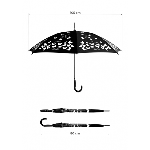Kišobran Dugi Menja Boje Leptir Mix Više boja Op23217 slika 1