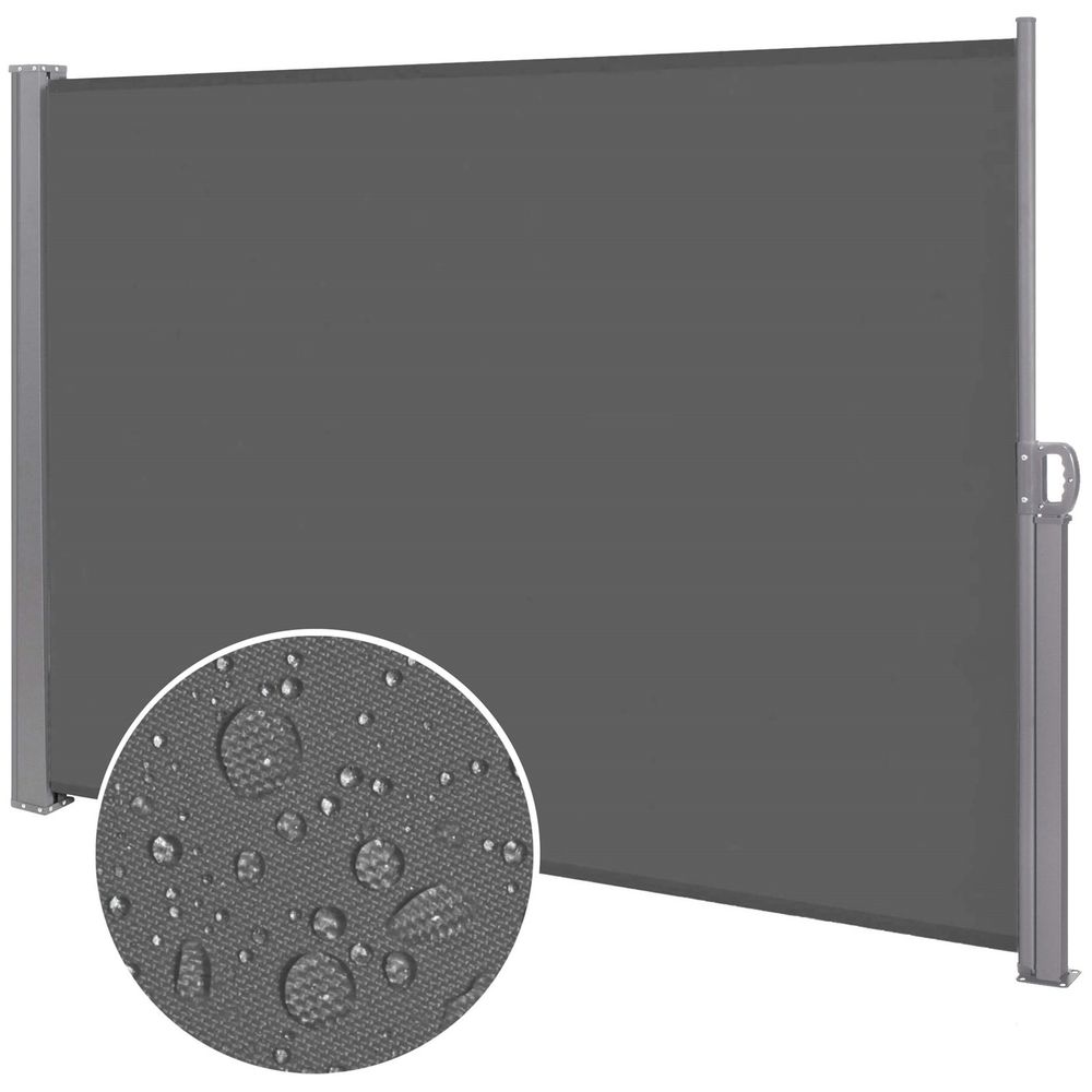 Aw0001 bočna tenda 250 x 160 cm tamno siva slika 6