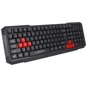 Esperanza Tastatura , gaming, USB, Aspis Red - EGK102R