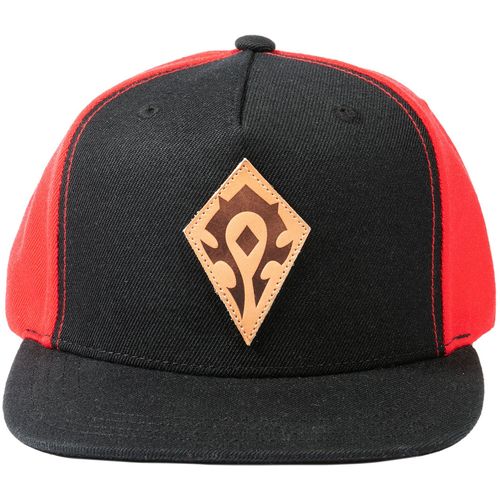 JINX WORLD OF WARCRAFT HORDE LEATHER EMBLEM SNAPBACK HAT slika 2