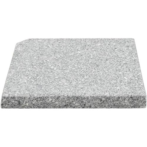 Postolje za suncobran granitno 25 kg četvrtasto sivo slika 4