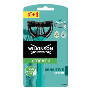 Wilkinson brijač Xtreme3 sensitive jednok. 3+1 gratis