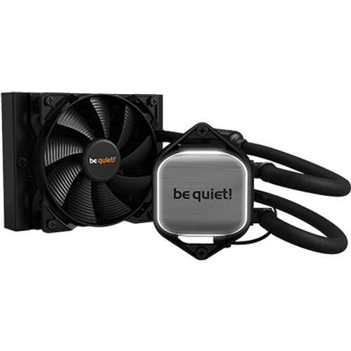 be quiet! BW005 PURE LOOP 120mm [with LGA-1700 Mounting Kit], Doubly decoupled pump, Very quiet Pure Wings 2 PWM fan 120mm, Unmistakable design with white LED and aluminum-style, Intel and AMD slika 1