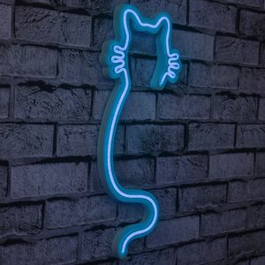 Cat - Blue Blue Decorative Plastic Led Lighting