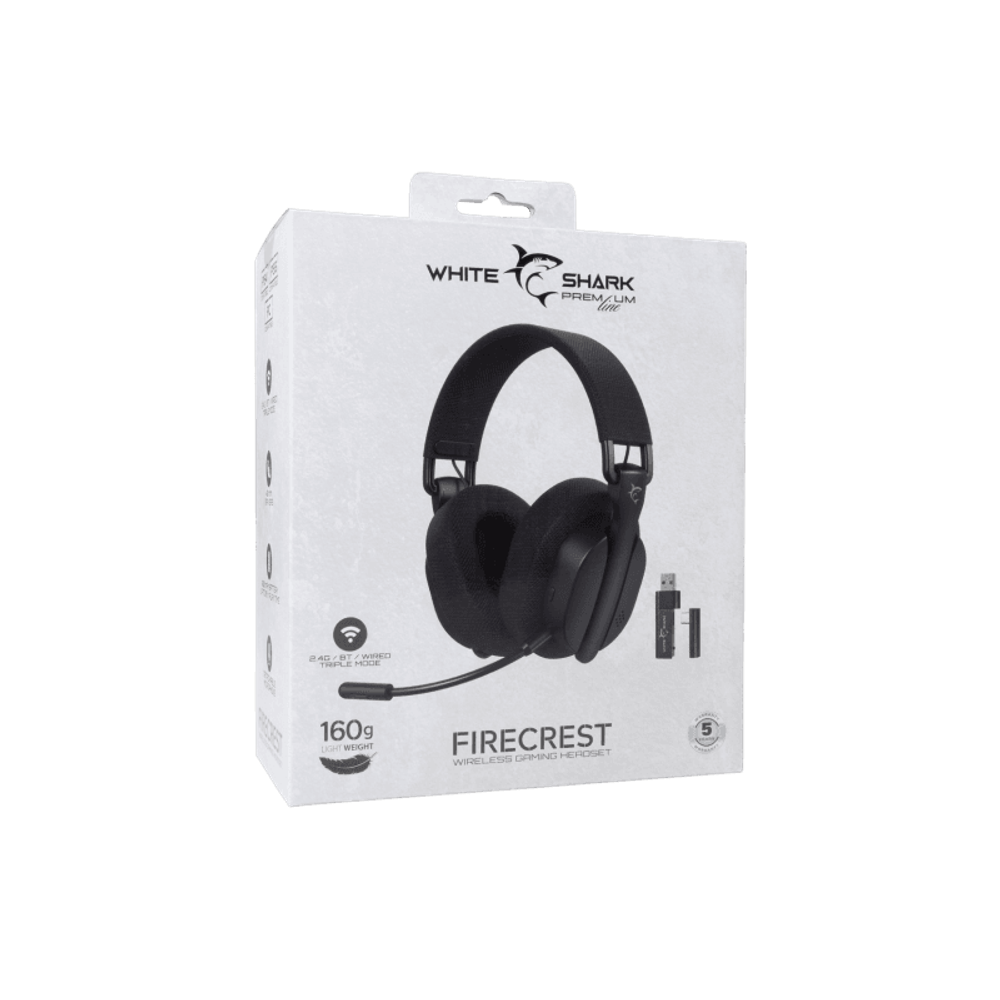 WHITE SHARK PL Slušalice WGH-2444 FIRECREST / Wireless, crne slika 10