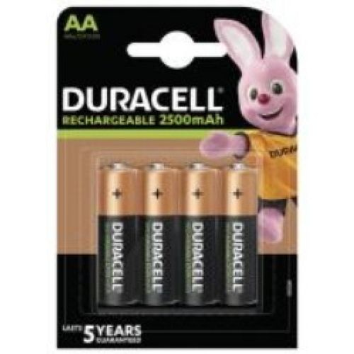 Duracell 2500mAh AA R6 MN1500, PAK4 CK, punjive NiMH baterije (rechargeable Duralock stay charged 5g slika 1