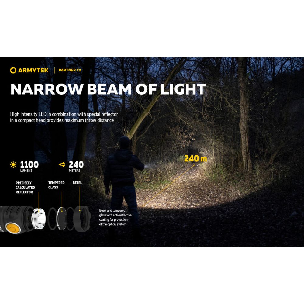 Armytek Baterijska lampa Partner C2 slika 13