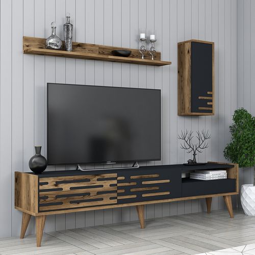 Valensiya - Walnut, Anthracite Walnut
Anthracite TV Unit slika 3