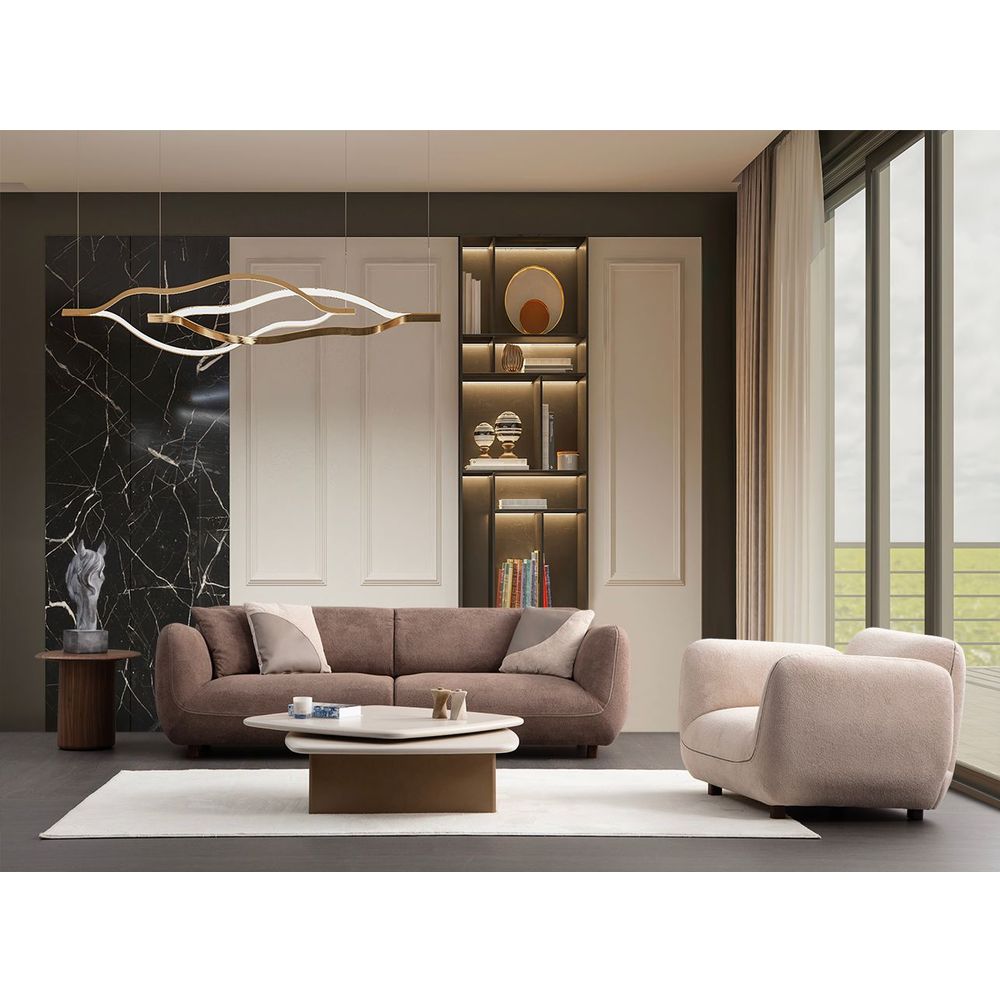 Sofa za 4 Osobe "Pavia" - Braon slika 4
