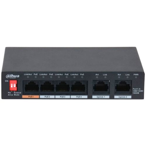 DAHUA PFS3006-4GT-60-V2 4port PoE switch slika 2