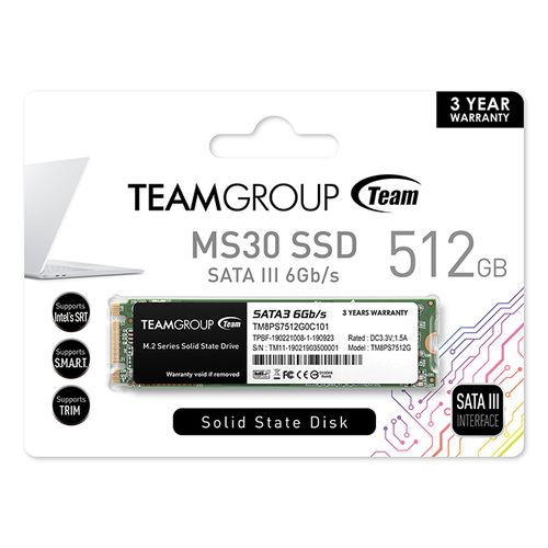 Teamgroup 512GB SSD MS30 M.2 2280 SATA3 slika 2