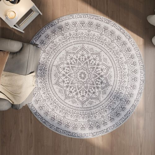 SONGMICS HOME Round rug, 160 cm slika 2