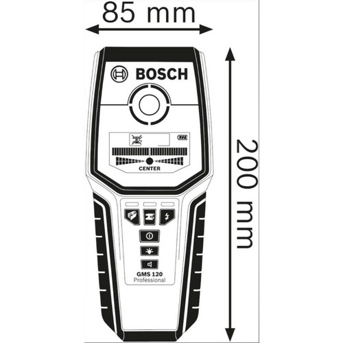 BOSCH Detektor GMS 120 Professional slika 2