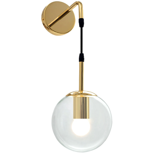 TOOLIGHT Staklena zidna svjetiljka Zlatna APP685-1W slika 1