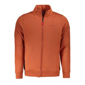 NORWAY 1963 MEN'S BROWN ZIP-UP SWEATSHIRT