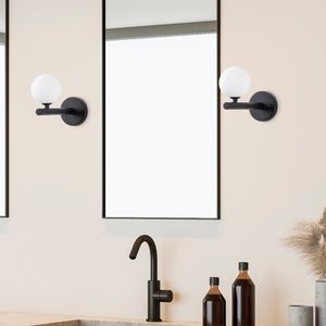 Zidna lampa Domino - 11033 u crno-bijeloj boji