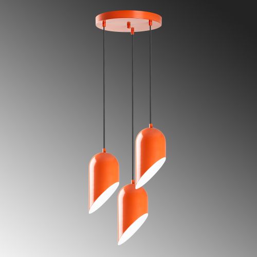 Kesik - 6176 - 3 - Orange Orange Chandelier slika 6