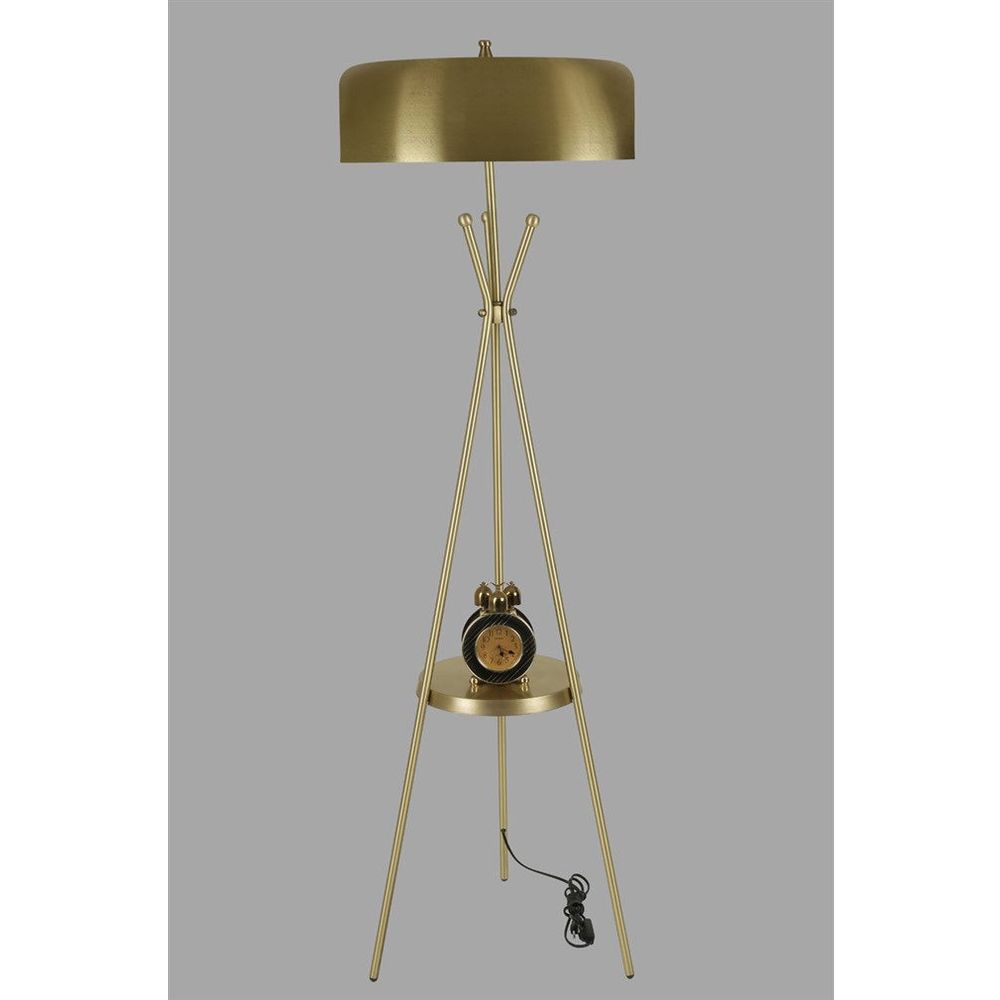 Podna lampa Venedik – retro stil, 8 grla, zlatna (H 165 cm) - izložbeni artikl (oštećenja ambalaža) slika 3