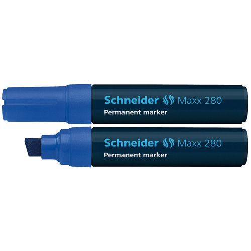 Flomaster Schneider, permanent marker, Maxx 280, 4-12 mm, plavi slika 2