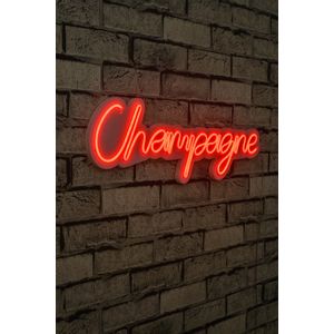 Wallity Champagne - Crvena dekorativna plastična LED rasveta