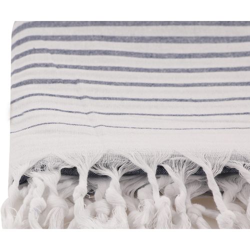 Gölge - Dark Blue Dark Blue Fouta (Beach Towel) slika 5