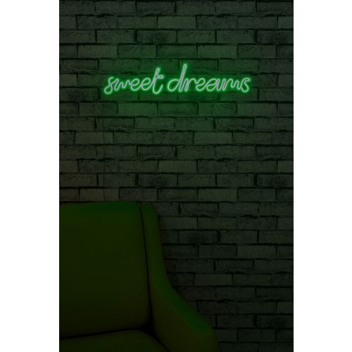 Wallity Ukrasna plastična LED rasvjeta, Sweet Dreams - Green slika 13