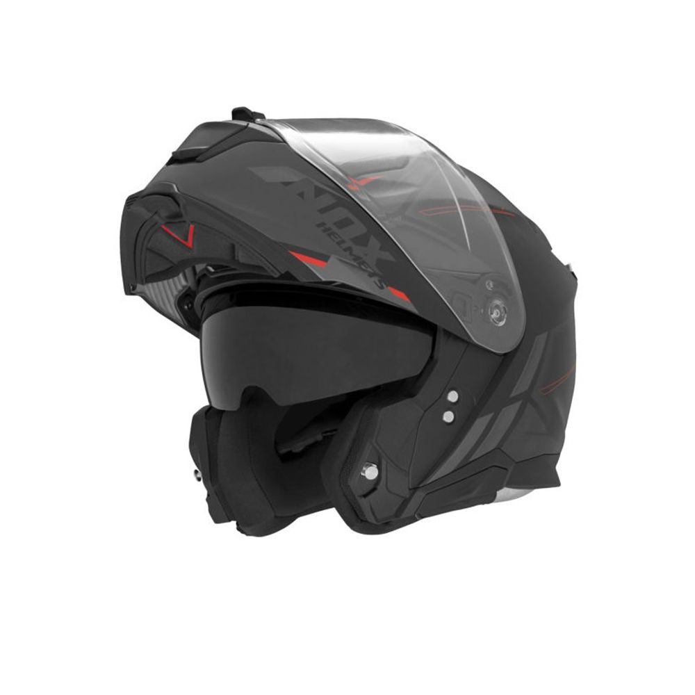 Modularna - flip up kaciga za motor NOX N967 Synchro - CC vel.L slika 1