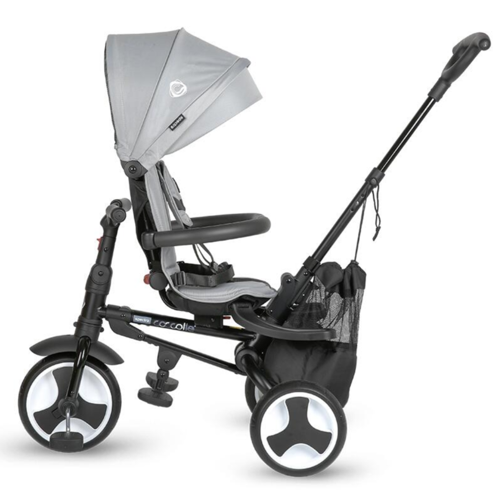 Coccolle Sklopivi rotirajući tricikl Spectra Plus Premium Line, Neutral Grey slika 12