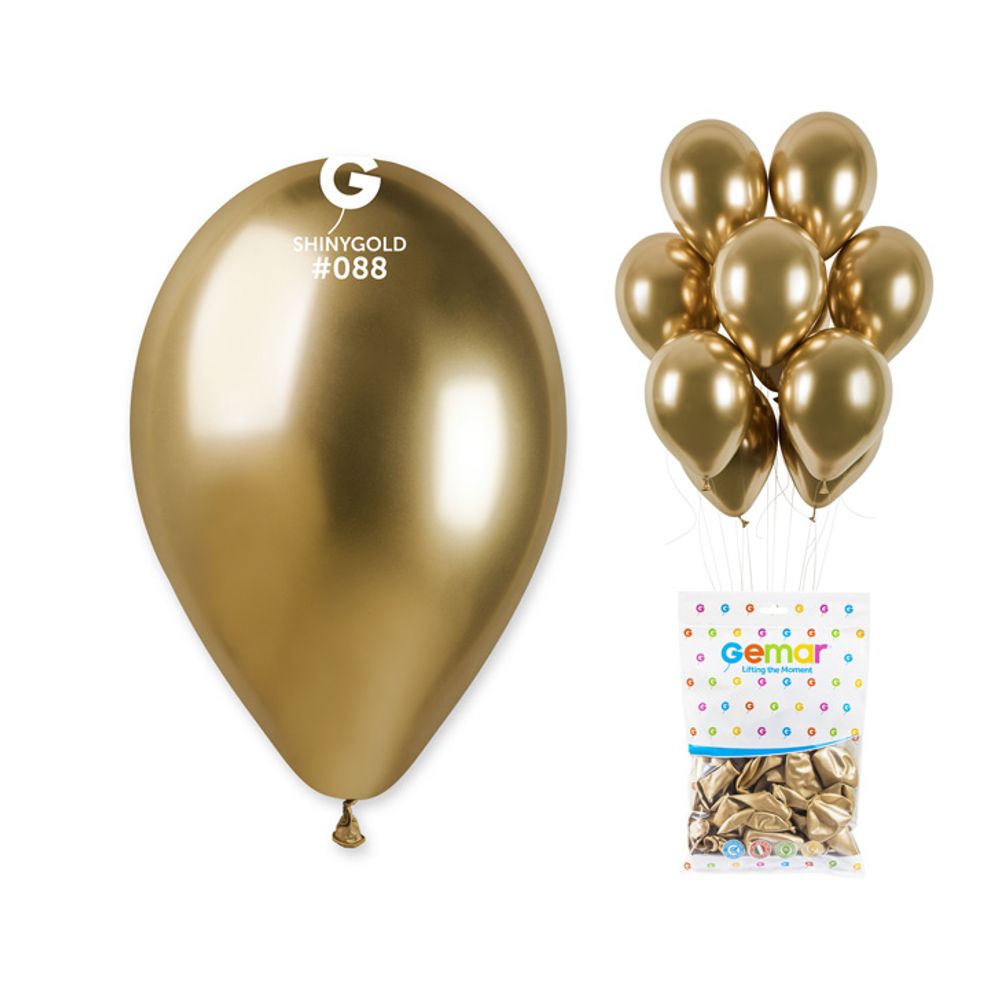 GB120-88 Zlatni Baloni 33 cm, 50 komada slika 2