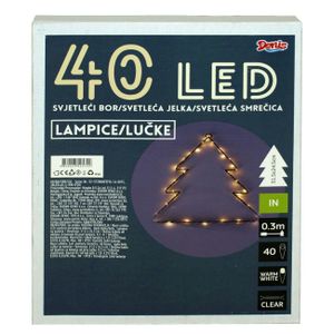 Denis Dekorativni okvir jelka sa LED lampicama